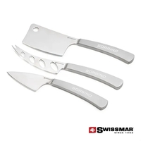 The Swissmar® Barcelona 3 Pc Cheese Knife Set includes 1 cheese... from ASI...