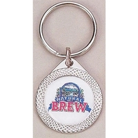 Silverline Circle Key Tag