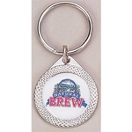 Silverline Circle Key Tag