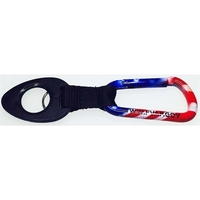 USA Carabiner with Water Bottle Holder Strap