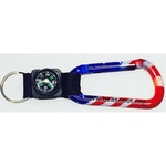 USA Carabiner with Compass Strap