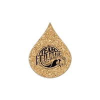 Flame/Water Cork Coaster 4FM