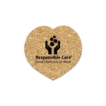 Heart Cork Coaster 4HT