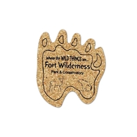 Paw Cork Coaster 4PW