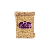 Recycling Bin Cork Coaster