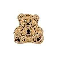 Teddy Bear Cork Coaster