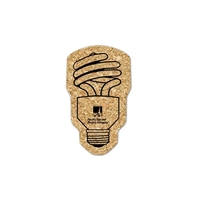 Fluorescent Bulb Cork Coaster