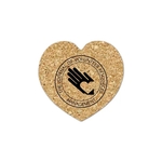 Heart Cork Coaster 5HT