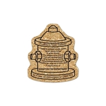 Fire Hydrant Cork Coaster