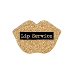 Lips Cork Coaster