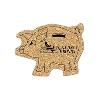 Piggy Bank Cork Coaster... from ASI 35730 Americanna Co