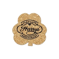 Shamrock Cork Coaster