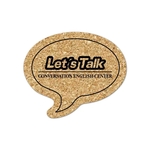 Talk Bubble Cork Coaster