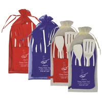 Chef's Therma-Grip Striped Oven Mitt Silicone Spoon and S...