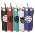 20 oz. Stainless Tumbler With Straw