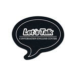 Talk Bubble Flat Tire Coaster