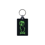 Rectangle Flat Tire Key Tag