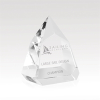 This optical crystal award has ample room to recognize deserving...