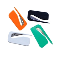 Rectangle letter opener envelope cutter plus 1 color silkscreen imprint on......