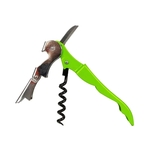 Double Hinge Customizable Corkscrew Green