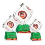 Burrill VividPrint™ Award on Robson Base - Green