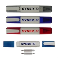 Four in one pocket screwdriver with interchangeable blades.... from ASI 52710...