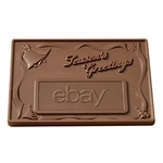 1 lb. 3D Season Greetings Custom Molded Chocolate Bars
