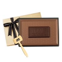 Two tone custom chocolate bar