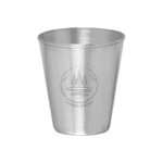 2.5 oz. Metal Shooter Shot Glass (Engraved Imprint)