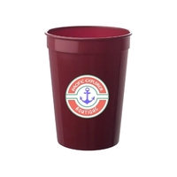12 oz. Fanatic Plastic Stadium Cup (Full Color Imprint)