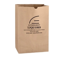 11" x 17" x 6" natural Kraft paper bag.... from ASI 35290 American Ad Bag Co