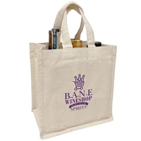 6-bottle canvas wine bag.... from ASI 35290 American Ad Bag Co