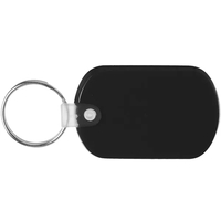 Flexible soft tag plastic keychain plus 1 color silkscreen imprint on... from...