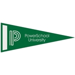 4" x 10" White Felt Pennant with Screened Strip