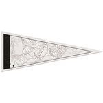 4" x 10" Color-Me Felt Pennant with Printed StriP