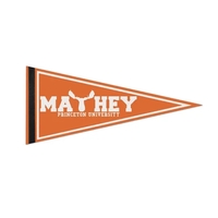 Durable, premium pennant measuring 12" x 30" with a 1" sewn... from ASI 66390...