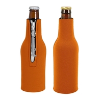 Neoprene bottle holder with detachable aluminum bottle opener, blank.... from...