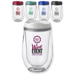 15 oz. Double Wall Acrylic Tumbler w/ Black Top