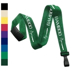 3/8" Custom Silkscreen Bamboo Lanyards