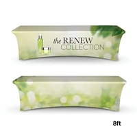 DisplaySplash 8' RPET Stretch Table Cover... from ASI 67866 Logomark/Valumark