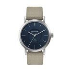 39MM, SS, SILVER CASE, 3-HAND "SOLAR" MVT