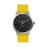 39MM, SS, SILVER CASE, 3-HAND "SOLAR" MVT