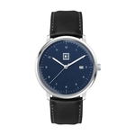 39MM SS SILVER CASE, 3-HAND MVT, DTE