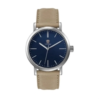 39MM, SS, SILVER CASE, 3-HAND MVT, DTE... from ASI 67866 Logomark/Valumark