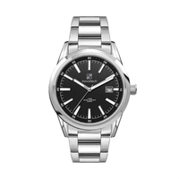 42MM SS, SILVER CASE, 3-HAND MVT, DTE... from ASI 67866 Logomark/Valumark