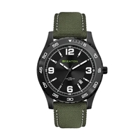 42MM, BLACK METAL CASE, 3-HAND MVT, DTE... from ASI 67866 Logomark/Valumark