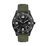 42MM, BLACK METAL CASE, 3-HAND MVT, DTE