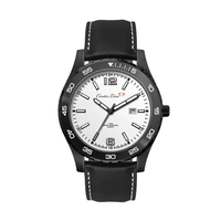 42MM, BLACK METAL CASE, 3-HAND MVT, DTE... from ASI 67866 Logomark/Valumark