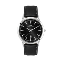 43MM SS SILVER CASE, 3-HAND MVT, DTE... from ASI 67866 Logomark/Valumark