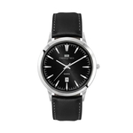 43MM SS SILVER CASE, 3-HAND MVT, DTE